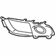 Mitsubishi 8321A133 Fog Lamp Bezel, Driver Side