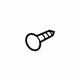 Mitsubishi MS450925 Outer Grille Screw