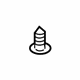 Mitsubishi MS452393 Bumper Cover Screw