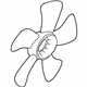 Mitsubishi MR312178 Fan Blade, Driver Side