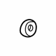 Mitsubishi MB929683 Quarter Glass Gasket