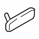 Mitsubishi 5810A065BA Handle, Outside Blue