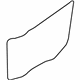Mitsubishi 7265A293 Water Shield, Driver Side