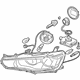 Mitsubishi 8301C363 Headlamp Assembly, Driver Side