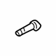 Mitsubishi MB844522 Front Lower Control Arm Bolt, Rear