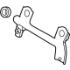 Mitsubishi 16588W090P Rear Bracket
