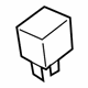 Mitsubishi 8627A049 Horn Relay Orange