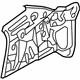 Mitsubishi 5301F971 Back Panel, Driver Side
