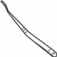 Mitsubishi MR971834 Wiper Arm, Passenger Side