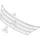 Mitsubishi 62310W120P Grille Assembly Chrome
