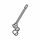 Mitsubishi 5945A052 Lock Cylinder