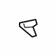 Mitsubishi MR981731 Bumper Bracket, Driver Side