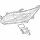 Mitsubishi 26010W460P Headlamp Assembly, Passenger Side