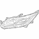 Mitsubishi 26014W470P Headlamp Body, Passenger Side