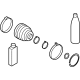 Mitsubishi 39293W070P Outer Boot, Driver Side