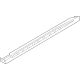 Mitsubishi 6512A759 Rocker Molding, Driver Side