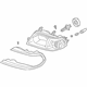 Mitsubishi MR496354 Headlamp Assembly, Passenger Side Black