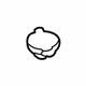Mitsubishi 4455A252 Reservoir Cap