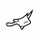 Mitsubishi MB814155 Lower Molding Clip