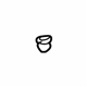 Mitsubishi MR245808 Lower Molding Grommet