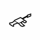 Mitsubishi 6979A129 Lever, Driver Side