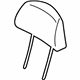 Mitsubishi MR648863 Headrest Black