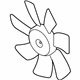 Mitsubishi 1355A266 Fan Blade, Passenger Side