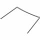 Mitsubishi 6107A013 Upper Molding