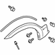 Mitsubishi MN133671XA Wheel Opening Molding, Driver Side