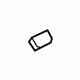 Mitsubishi MR573628 Lift Gate Glass Cap