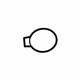 Mitsubishi 5805A180 Lift Gate Glass Bolt, Driver Side