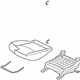 Mitsubishi 6911B592XB Cushion Assembly Black