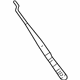 Mitsubishi MR192097 Wiper Arm, Driver Side