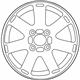 Mitsubishi 4250D035 Wheel, Alloy