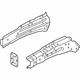 Mitsubishi 5220G490 Lower Rail Assembly, Passenger Side