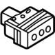 Mitsubishi 8610A255 Instrument Light Rheostat