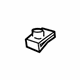 Mitsubishi MR991180 Upper Molding U-Nut