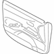 Mitsubishi 7221A845XC Door Trim Panel, Driver Side Black