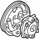 Mitsubishi MN184072 Power Steering Pump
