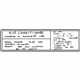 Mitsubishi MR568561 Caution Label