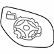 Mitsubishi 7632D881 Mirror Glass, Driver Side