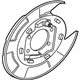 Mitsubishi MN102129 Backing Plate, Driver Side