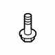 Mitsubishi MU000611 Lower Control Arm Rear Bolt