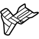 Mitsubishi 76678W080P Rear Reinforcement, Passenger Side