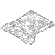 Mitsubishi 5251G142 Rear Floor Pan