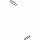 Mitsubishi 1226A033 Oil Return Tube Gasket