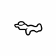 Mitsubishi MB402131 Release Handle Black