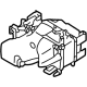Mitsubishi 7801B383 Lower Duct, Passenger Side