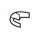 Mitsubishi 7407A221 Lower Molding Clip
