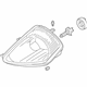 Mitsubishi MR990820 Headlamp Assembly, Passenger Side